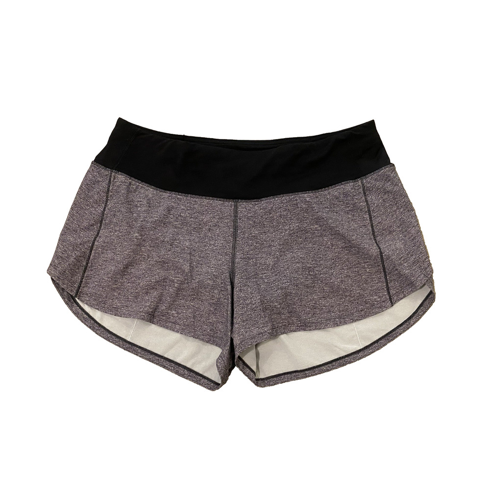 Lululemon Speed Up Short Long Heather Lux Multi 8 Running Athleisure W7AVNT